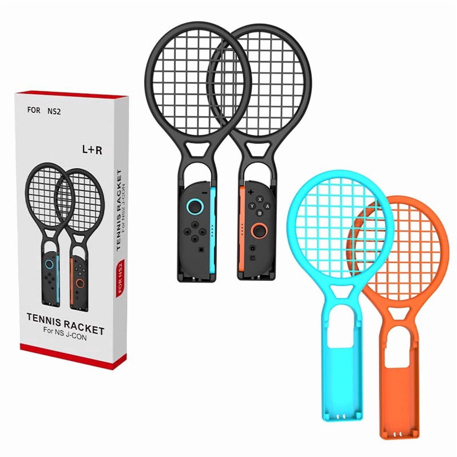 Tennis Racket Controller 2-Pack Tennis Racket Grips for Nintendo Switch 2 Joy-Con Controllers ...