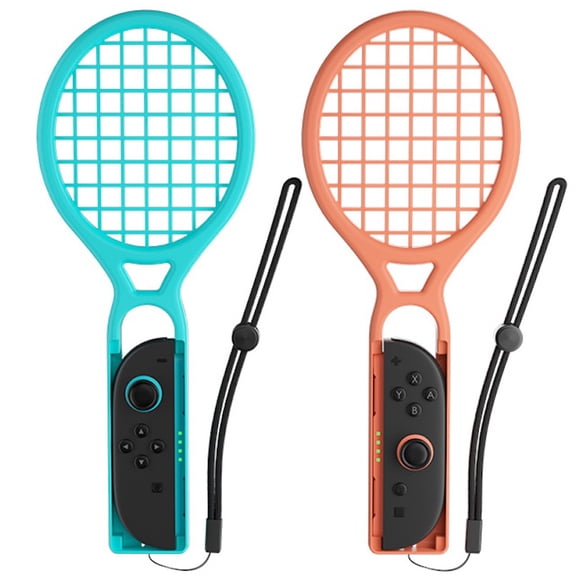 2 Pack Tennis Rackets for Nintendo Switch 2 Joy-Con(2025), Game Accessories for Mario Tennis Aces, Handle Grip Holder for Switch 2 Controller Suport Other Tennis Game for NS2