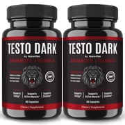 2 Pack Testo Dark   Original TestoDark Capsules with a Natural Daily Blend for Wellness |Clean, Gentle, Easy-to-Swallow Pills 120 Capsules