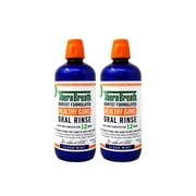 TheraBreath Healthy Gums Oral Rinse Clean Mint Antigingivitis Antiplaque Mouthwash Alcohol Free 33.8 fl oz Pack of 2