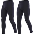 thumbnail image 1 of 2 Pack Thermal Pants for Men, Thermal Underwear for Men's Thermal Underwear Bottoms Long Johns for Men Base Layer Athletic Ultra Soft Leggings Tight, 1 of 6