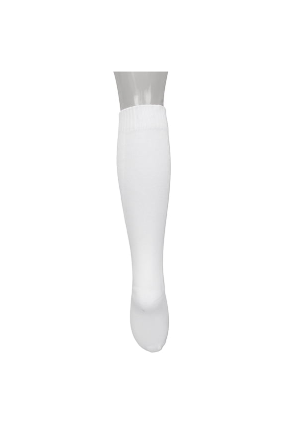 2-Pack Thickened Combed Cotton Fencing Stockings with Stretch Cuff & Reinforced Heel - Unisex Protective Socks for Epee, Sabre, Foil white cotton and Women Men