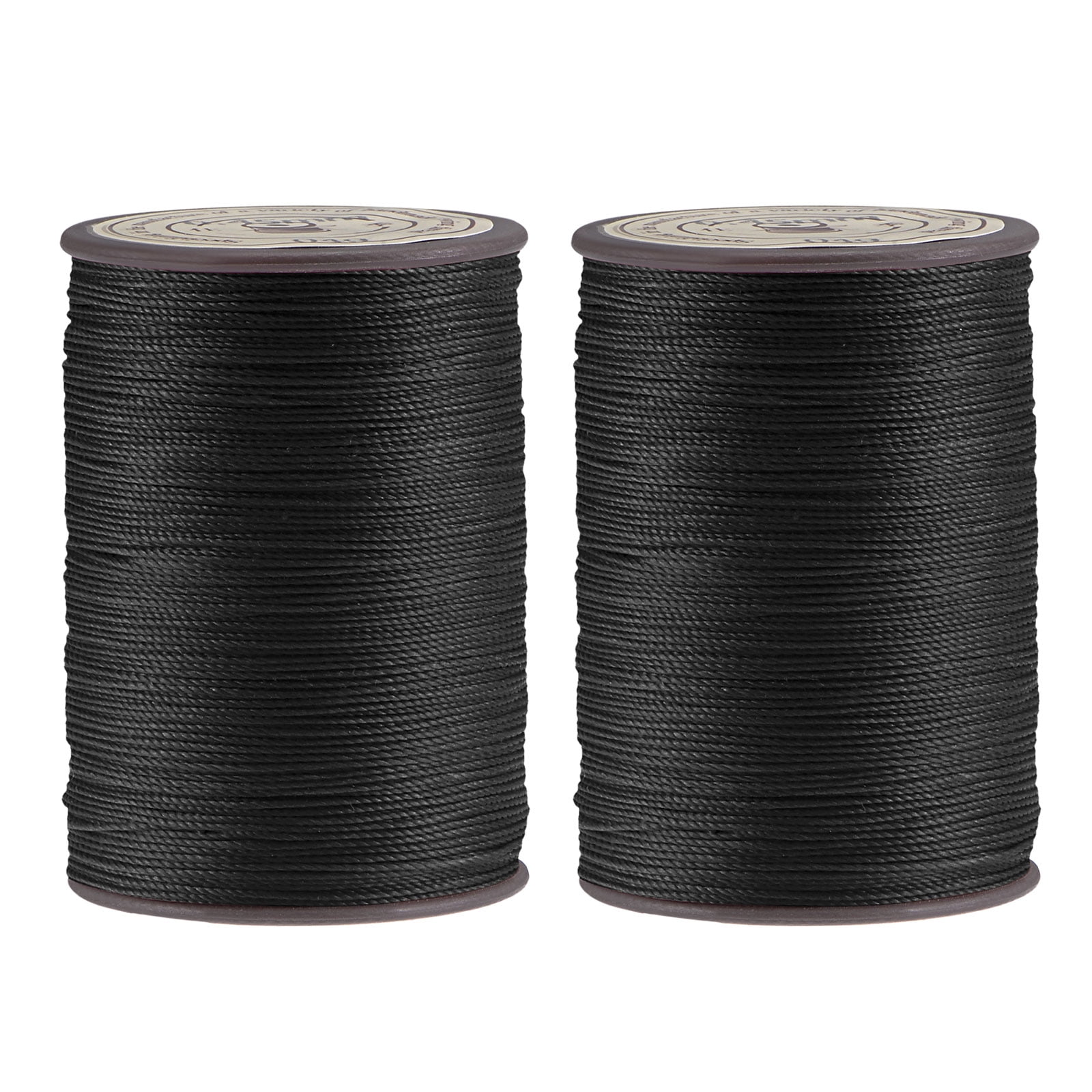 2 Pack Thin Waxed Thread 137 Yards 0.55mm Polyester String Cord for ...
