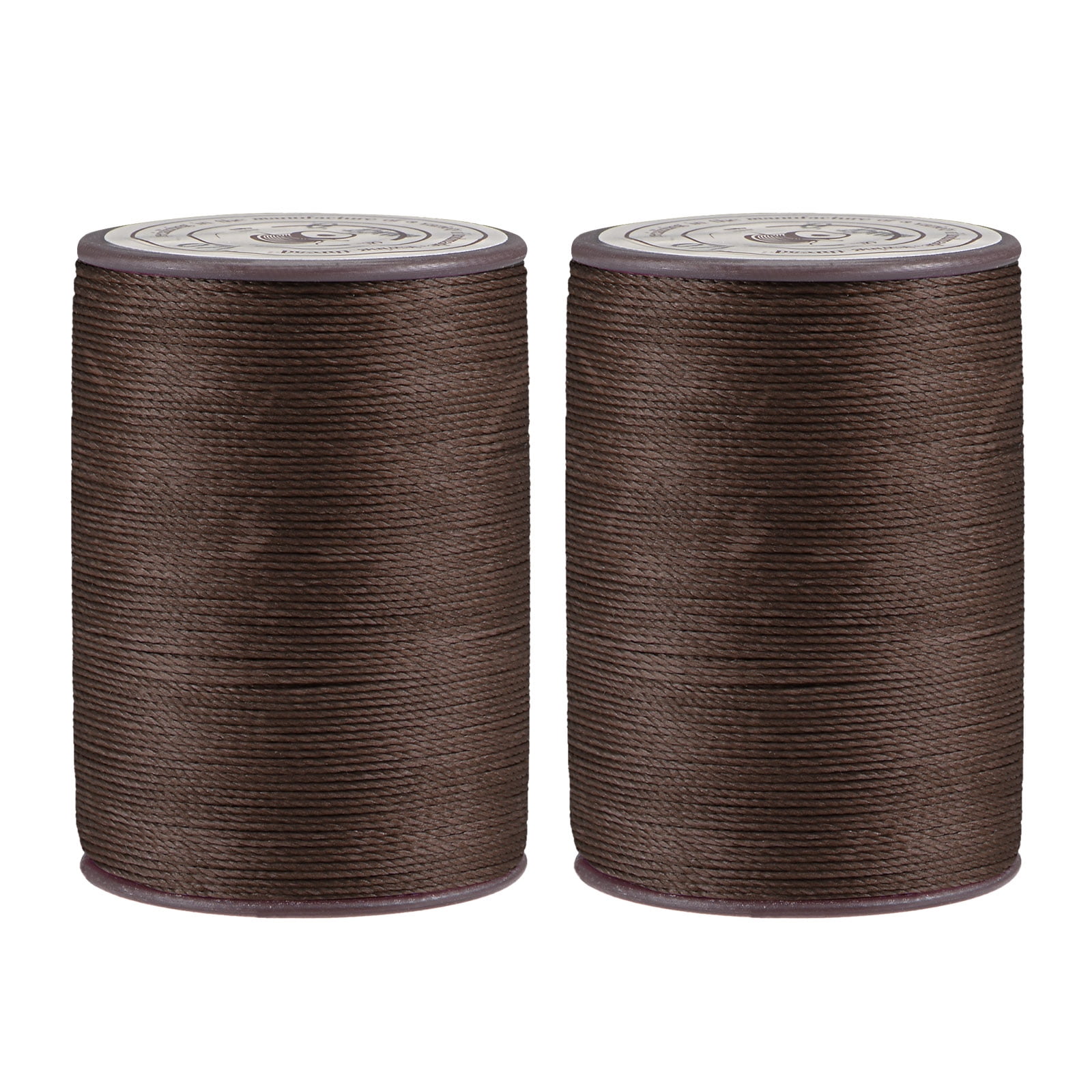 2 Pack Thin Waxed Thread 137 Yards 0.55mm Polyester String Cord