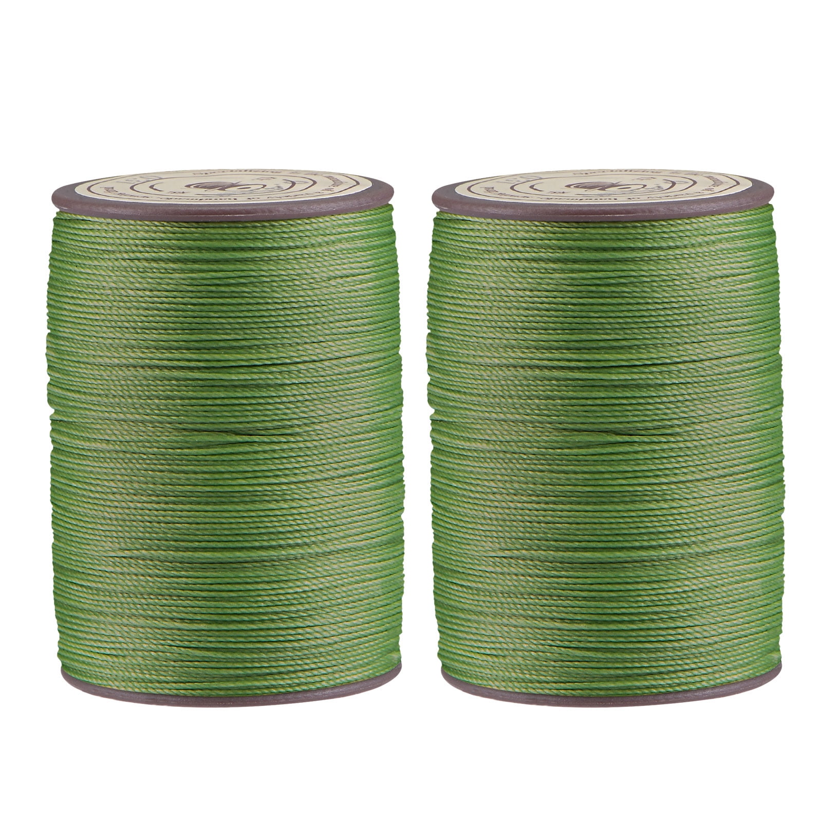 2 Pack Thin Waxed Thread 137 Yards 0.55mm Polyester String Cord for ...
