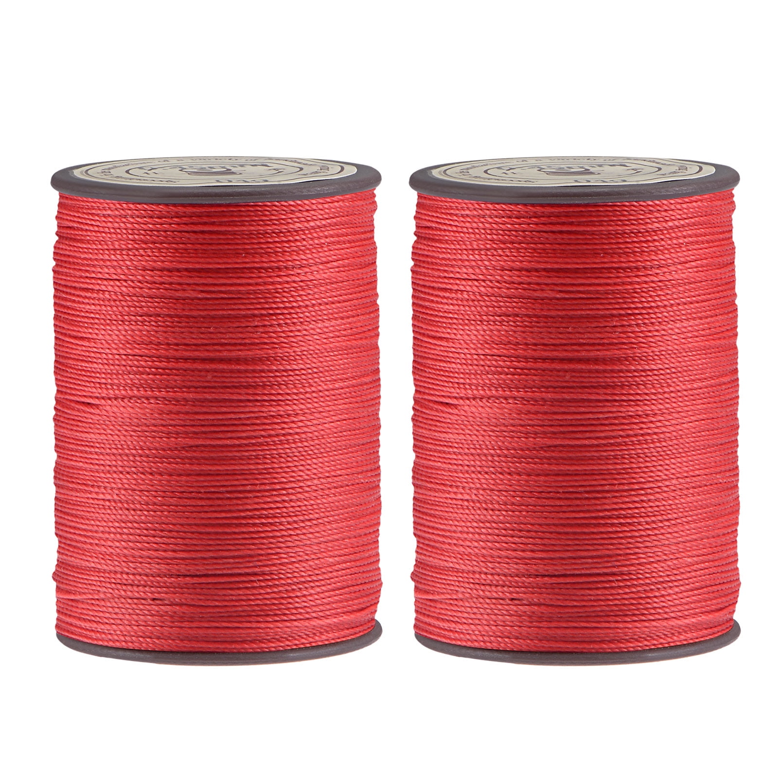 2 Pack Thin Waxed Thread 137 Yards 0.55mm Polyester String Cord for ...