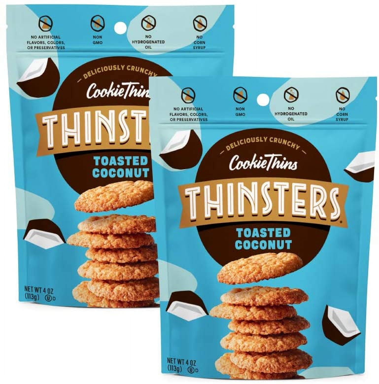 2 Pack | Thinsters Toasted Coconut Cookie Thins (16 oz.)