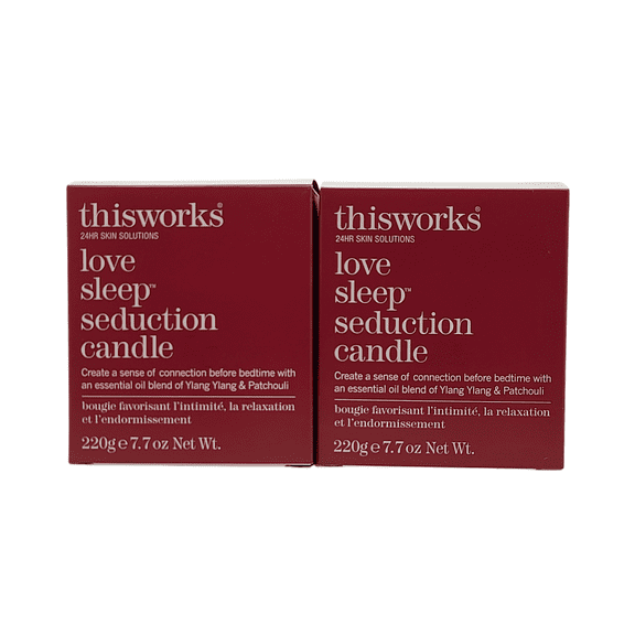 2 Pack, This Works Love Sleep Seduction Candle 7.7 oz