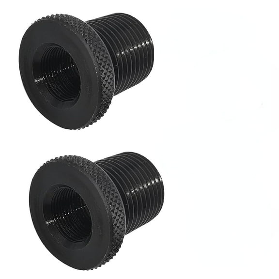 2 Pack Thread Adapters, 1/2 * 28-3/4 * 16, Black