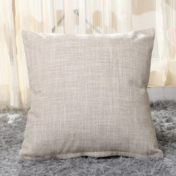 2 Pack Throw Pillow Covers 16x16 inch, Beige Pillow Covers for Bed Room Living Couch Home Dercoration