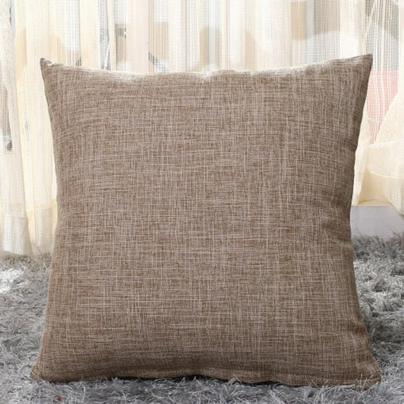 2 Pack Throw Pillow Covers 16x16 inch, Khaki Pillow Covers for Bed Room Living Couch Home Dercoration
