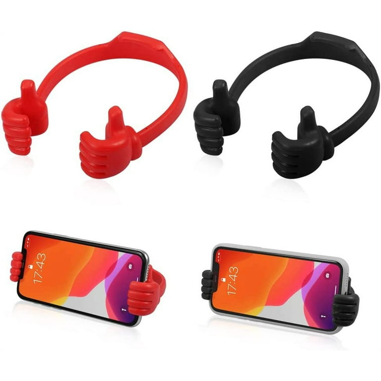 Pack Thumbs up Cell Phone Holder, Adjustable Silicone Tablet