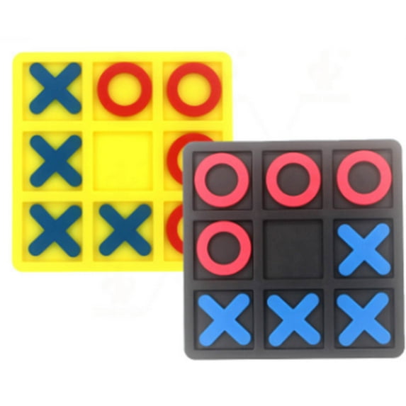 2 Pack Tic Tac Toe Board Game,Tic Tac Toe Family Game, Classic Board Game, Classical Family Board Game,Children's Tic Tac Toe Game, Plastic Tic Tac Toe Game, Christmas Birthday Gifts for Boys Girls