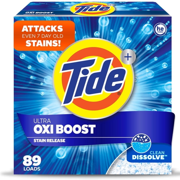 (2 Pack ) Tide Laundry Detergent Plus Ultra Oxi Powder, 73 Loads, 114 oz