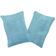 2 Pack Tiny Pillows, 11 X 7 Inches Small Pillow, Mini Pillow, Rectangle Memory Foam Small Pillow for Travel, Sleeping, Nap and Neck, Knee, Lumbar Support, Tiny Cushion for Pet, Dogs