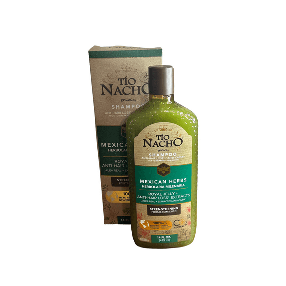 2 Pack Tio Nacho Shampoo Mexican Herbs Strengthens Hair Royal Jelly 14 Oz