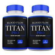 2 Pack Titan Pro Pills, Max Performance Titan Pro Capsules High Potency Formula for Men, 2 Month Supply