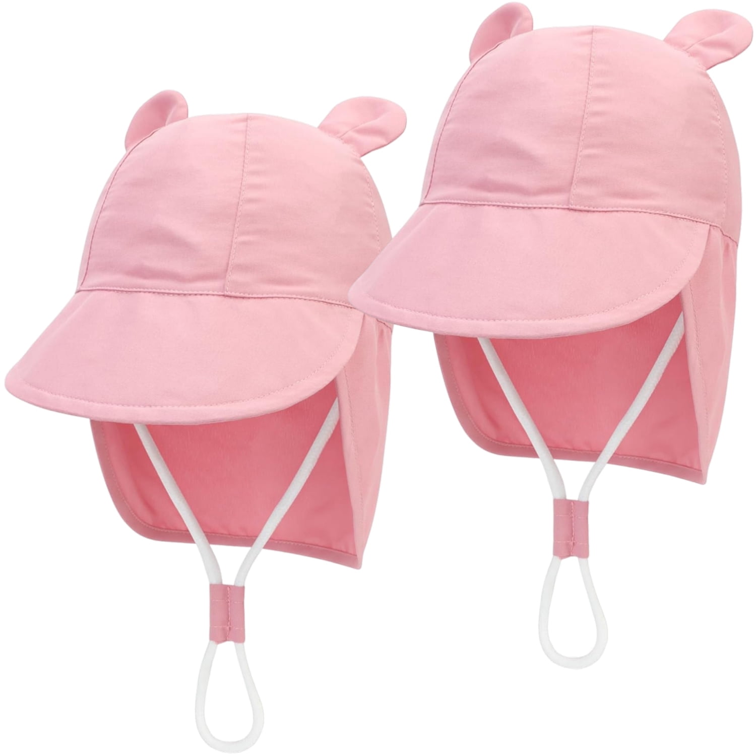2 Pack Toddler Baby Sun Hat Kids UPF 50+ Adjustable Summer Beach Hats ...