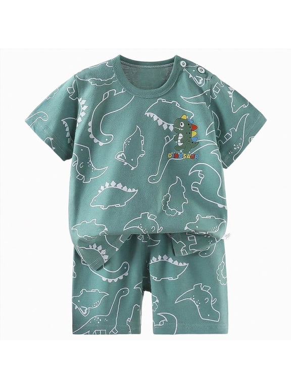 2 Pack Toddler Boys Short Sleeve T-Shirts 6-12 Months 12-24 Months 2T 3T 4T 5T 6T 7T Children Basic Cotton Tee Tops Toddler Boy Clothes 3-4 Years