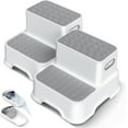 thumbnail image 1 of 2-Pack Toddler Step Stools for Bathroom Sink & Potty Training, No-Slip Double Step Stool for Kids, Multifunctional Toilet Training Stool, 1 of 5