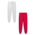 thumbnail image 1 of 2PCS Toddler Sweatpants Toddler Boys Athletic Pants with Pockets Adjustable Drawstring Trousers Girls White & Red Sweatpants Boys 2-3 Years Pants, 1 of 6