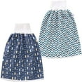 thumbnail image 1 of 2 Pack Toddler Waterproof Training Pants Cloth Diaper Skirts for Baby Boy Girl Night Time Sleeping Bed Clothes for Potty Training, 1 of 8