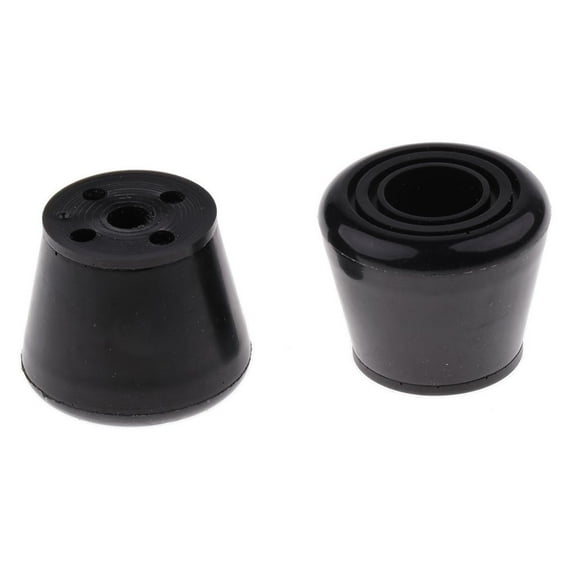 2 Pack Toe Stops - Roller Skate Toe Stoppers - Skates Repair Rebuilding Accessories for Men Women Skating Outdoors Black