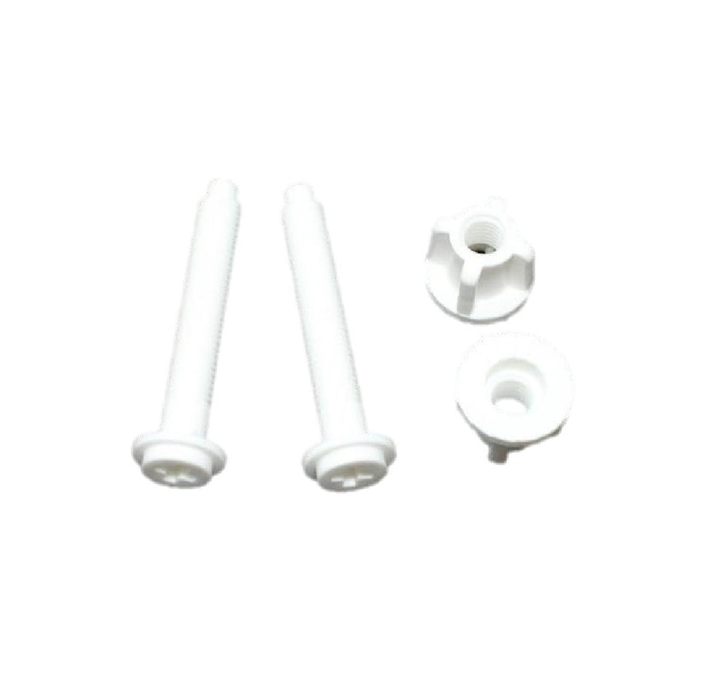 JSP Manufacturing® Rust Proof Plastic Toilet Seat Hinge Bolt Screw Nuts