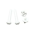 2 Pack Toilet Seat Screws Replacement Plastic Toilet Seat Hinge Bolt