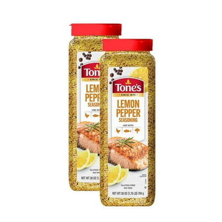 2 Pack | Tone's Lemon Pepper Seasoning (28 oz.)