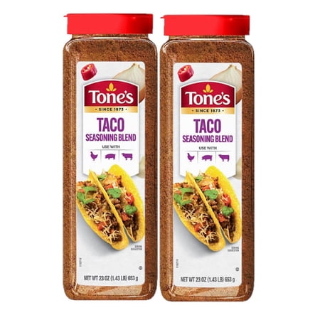 2 Pack | Tone's Taco Seasoning 23 oz.