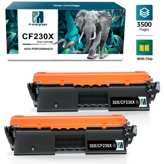 2 Pack Toner replacement for CF230X LaserJet MFP M227fdw MFP M227fdn M227sdn