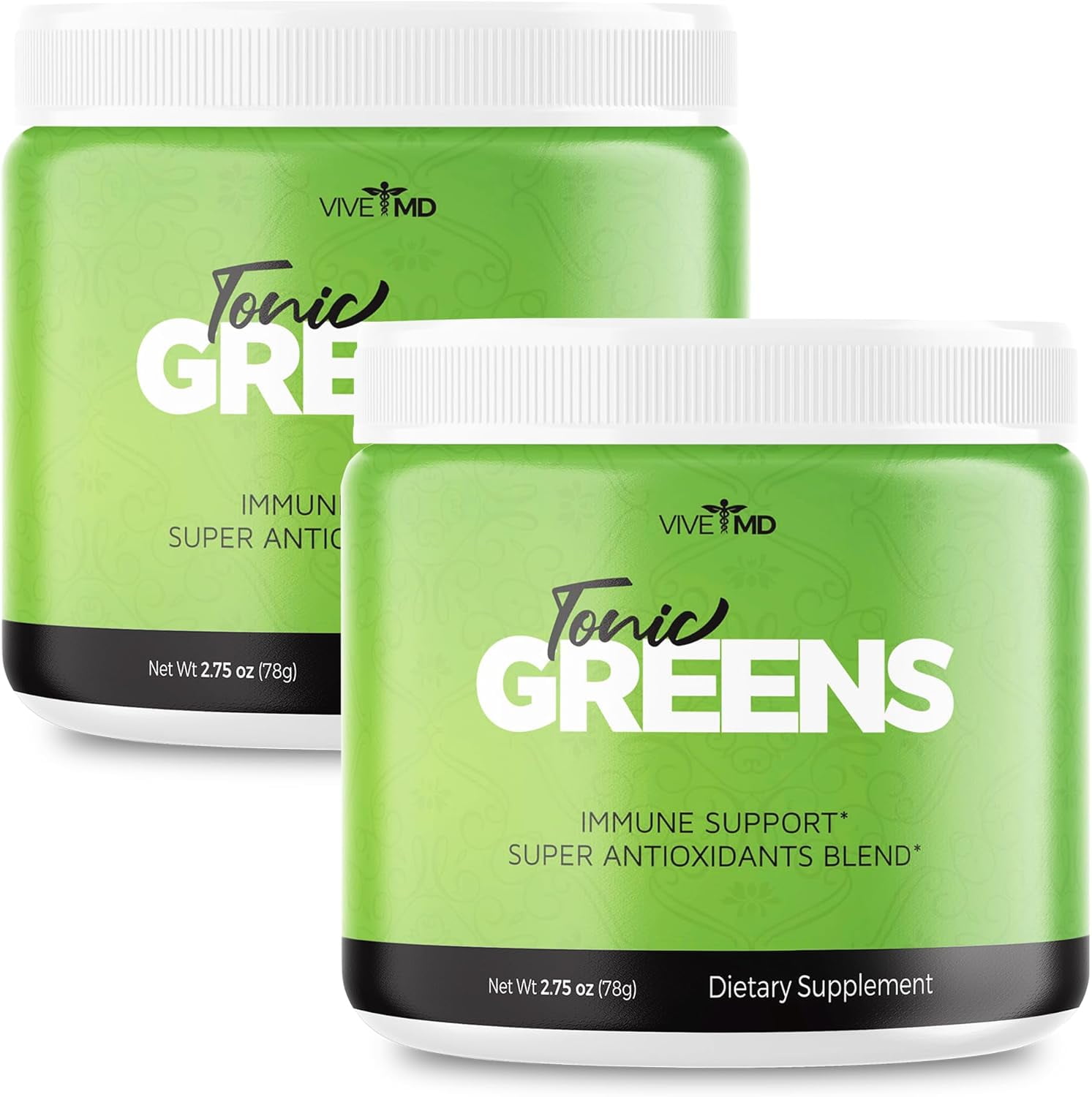 (2 Pack) Tonic Greens Immune Support Super Antioxidants Blend Powder