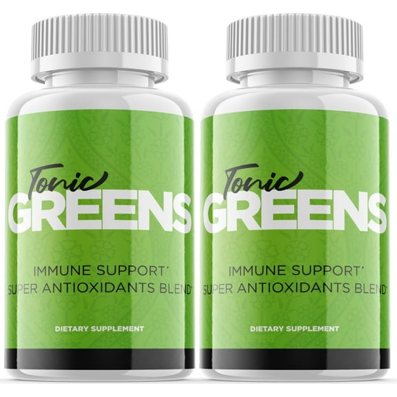(2 Pack) Tonic Greens - Keto Weight Loss Formula - Energy & Focus Boosting Dietary Supplements for Weight Management & Metabolism - Advanced Fat Burn Raspberry Ketones Pills - 120 Capsules