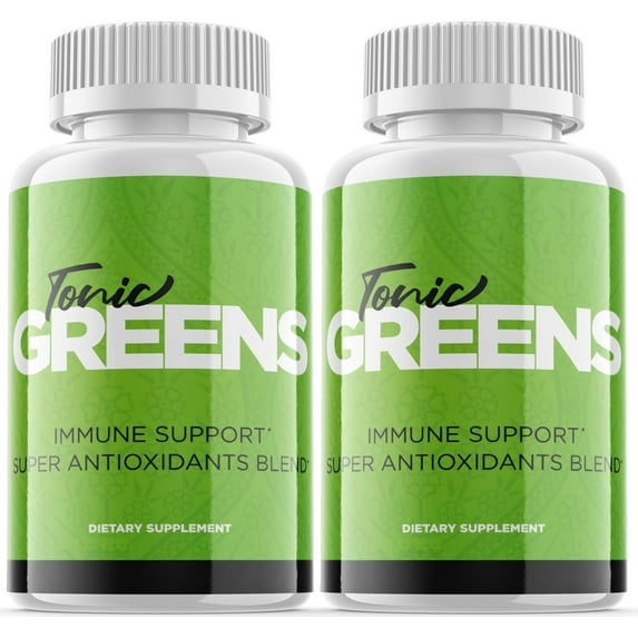 (2 Pack) Tonic Greens - Keto Weight Loss Formula - Energy & Focus Boosting Dietary Supplements for Weight Management & Metabolism - Advanced Fat Burn Raspberry Ketones Pills - 120 Capsules