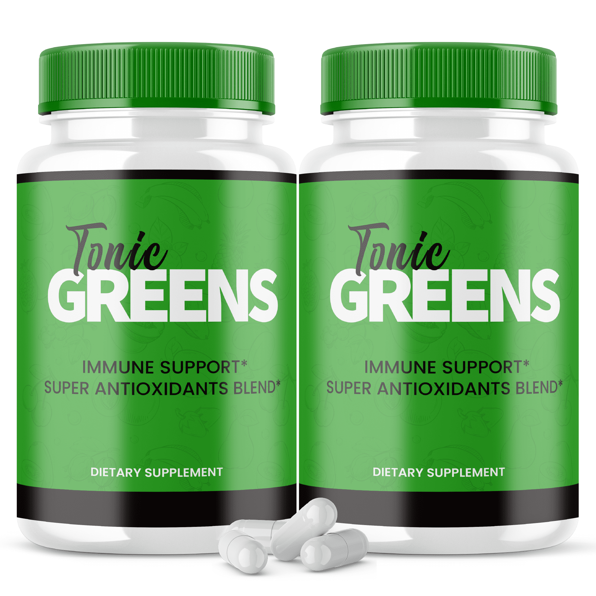 2 Pack Tonic Greens - Keto Weight Loss Formula - Energy & Focus ...