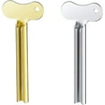 thumbnail image 1 of 2 Pack Toothpaste Squeezer Metal Tube Squeezer Key Stainless Steel Toothpaste Roller, Tube Wringer Makeup Tube Squeezer, 1 of 6