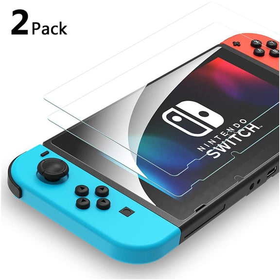 [2 Pack] Top-Armors HD Tempered Glass Film Compatible for Nintendo Switch Screen Protector
