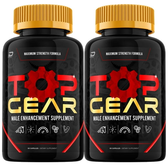 (2 Pack) Top Gear for Men Capsules, TopGear Pills, Gear Top Advanced Formula, TopGear Dietary Supplement, Top Gear All Natural Support Formula Reviews (120 Capsules)