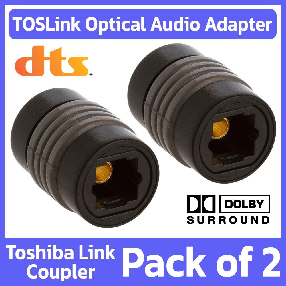 DKARDU Fiber Optic Cable Extender Coupler Optical Toslink Digital Audio Female To Female Adapter Connector Extension Jack For Optical Plug Male Cord 4 Pcs - View #6