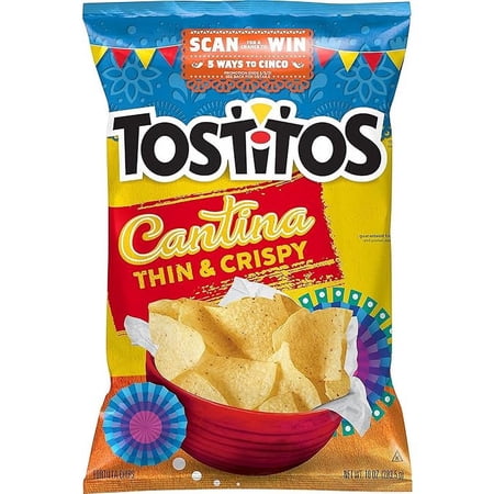 2 Pack Tostitos Cantina Style Tortilla Chips, 10 Oz