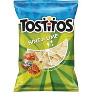 2 Pack Tostitos Tortilla Chips Hint Of Lime Bag, 11 Oz