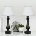 thumbnail image 1 of 2-Pack Touch Control Table Lamps – USB Ports & Outlet, Dimmable Bedside Lamps for Bedroom, Living Room, 1 of 6