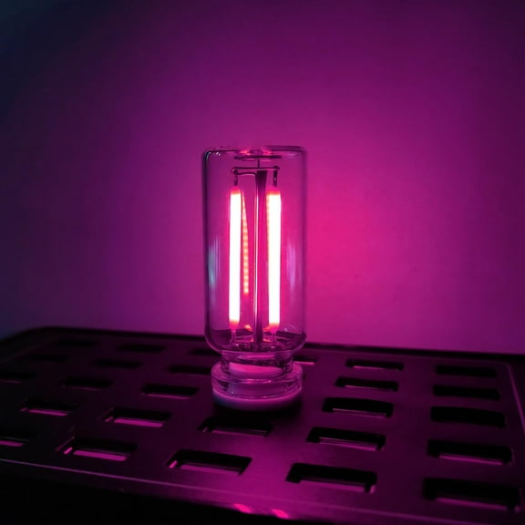 【2-Pack】Touch Control USB Night Light, Color Changing Glass Jar LED Bedside Lamp for Home/Car, 16 Colors Mini Atmosphere Lamp - Romantic Gifts (Blue/Pink/White/Warm, etc.)