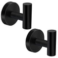 thumbnail image 1 of 2 Pack Towel Hooks, Brushed Nickel SUS304 Stainless Steel Coat Robe Clothes Hook Modern Wall Hook Holder for Bathroom Kitchen Garage Hotel Wall Mounted, 1 of 10