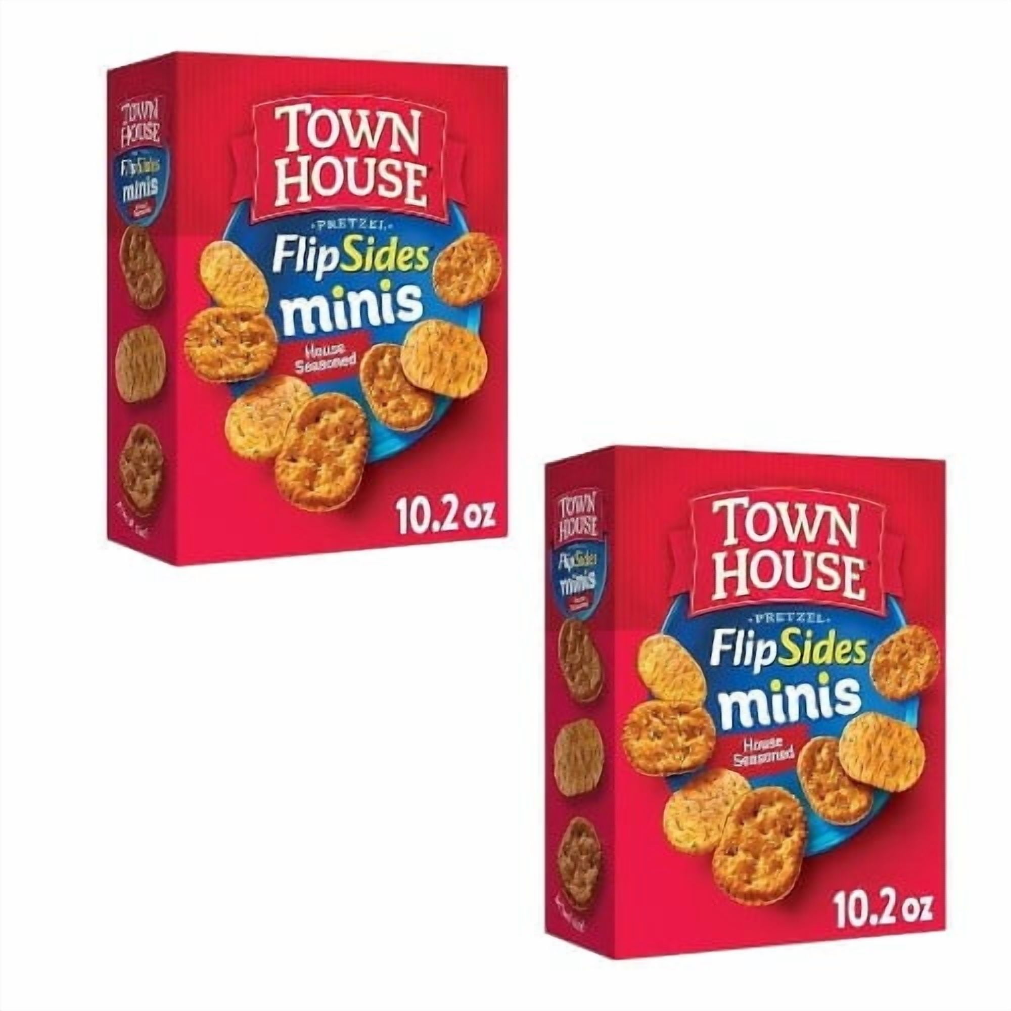 ( 2 Pack ) Town House Crackers, Oven Baked, Seasoned 10.2 Oz