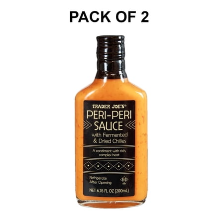 2 Pack Trader Joe’s Organic Peri Peri Sauce - a Fiery Flavor Sensation | 6.76 Fl Oz