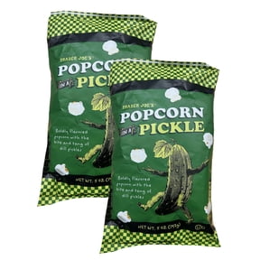 2-Pack Trader Joe's Popcorn in a Pickle Dill Pickle Flavored Popcorn, 5 oz Bags