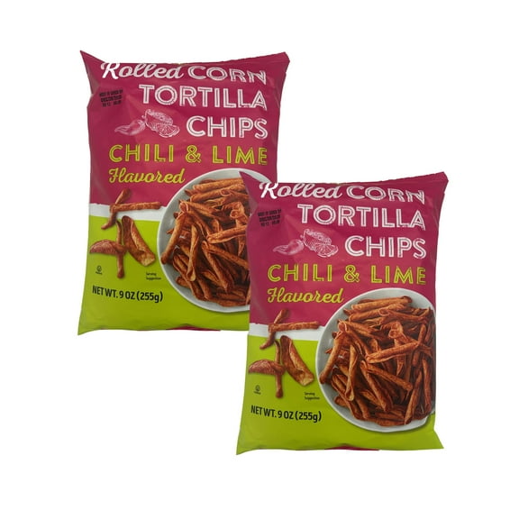 2-Pack Trader Joe's Tortilla Chips Authentic Crunchy Corn Chips, 9 oz Bags