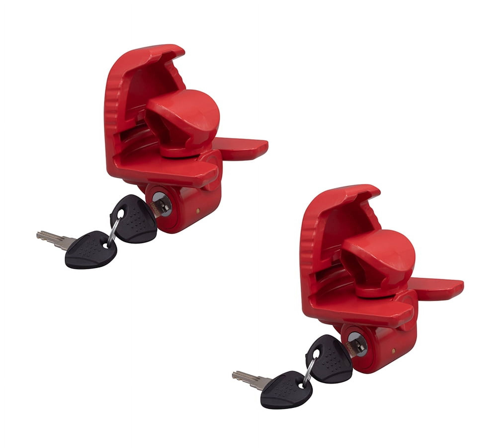(2 Pack) Trailer Coupler Lock with Keys Fit 17/8", 2" & 25/16